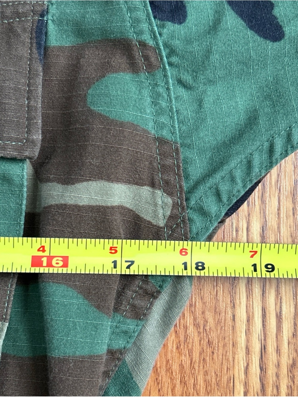 Vintage US Army Jacket Woodland Green Camo Combat Utility 2 Patches Size XS - Picture 8 of 11